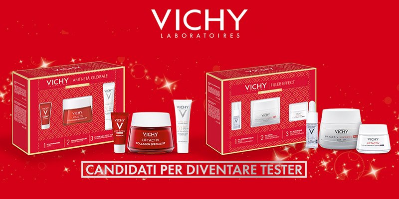 diventa tester cofanetti di Natale Vichy Liftactiv