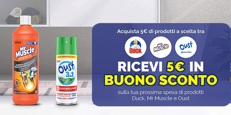 cashback Un bagno pulito e igienizzato