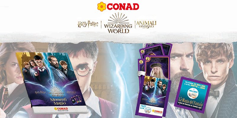 Conad Harry Potter Animali Fantastici Magiche Collezioni
