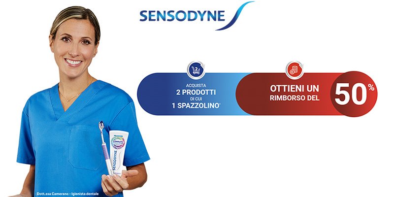 cashback Sensodyne L'abbinamento vincente