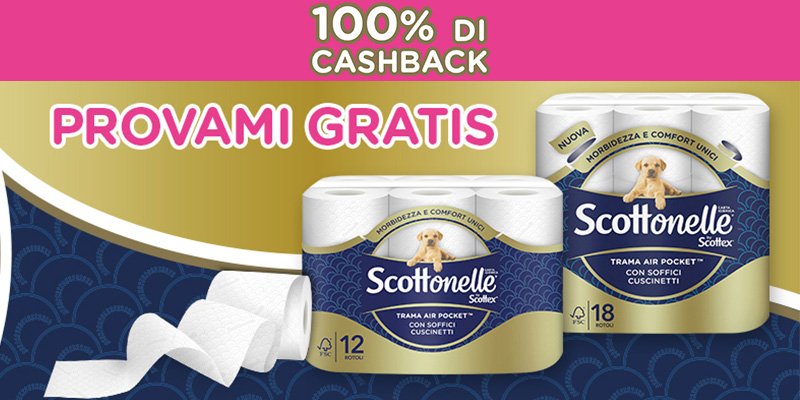 Scottonelle Provami Gratis cashback