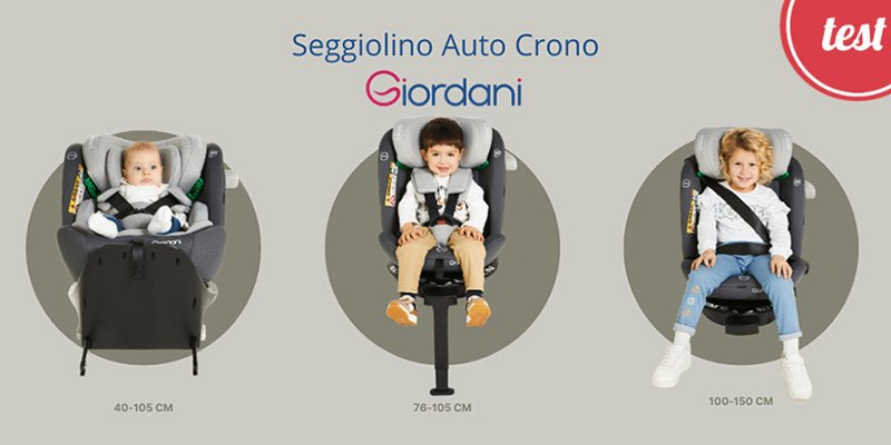 diventa tester seggiolino auto Crono di Giordani con MammacheTest