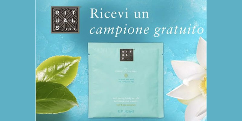 campione omaggio scrub corpo The Ritual of Karma